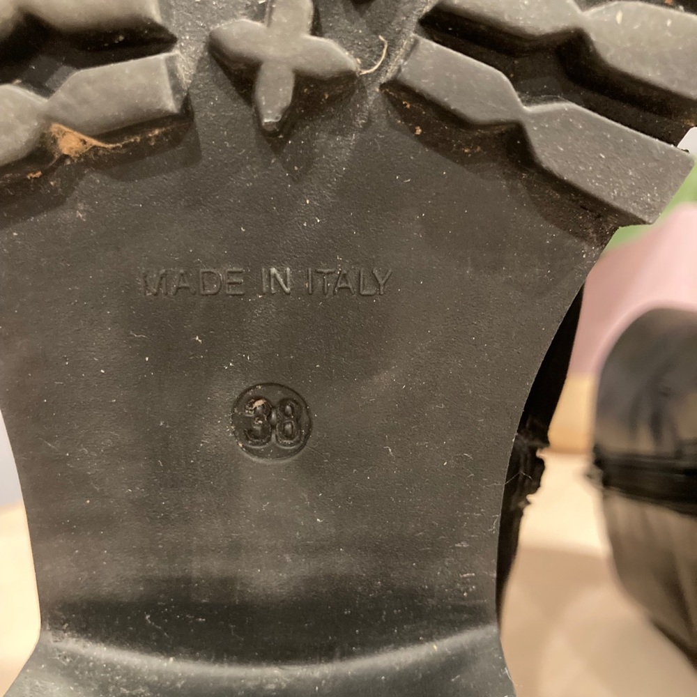 Napoleoni Moto Chunky Boots size 38 - Picture 13 of 13